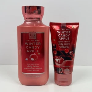 Bath & Body Works Winter Candy Apple Loción Corporal 8 OZ y Crema Corporal 2.5 OZ NUEVO - Imagen 1 de 2