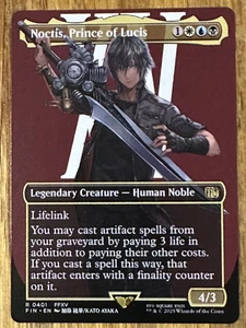MTG Final Fantasy, Noctis, Prince of Lucis - Borderless - Picture 1 of 1