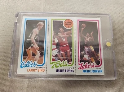 Juego completo de 264 cartas de baloncesto Topps 1980-1981 Magic Bird perforado radiocontrol Foto 1 de 4