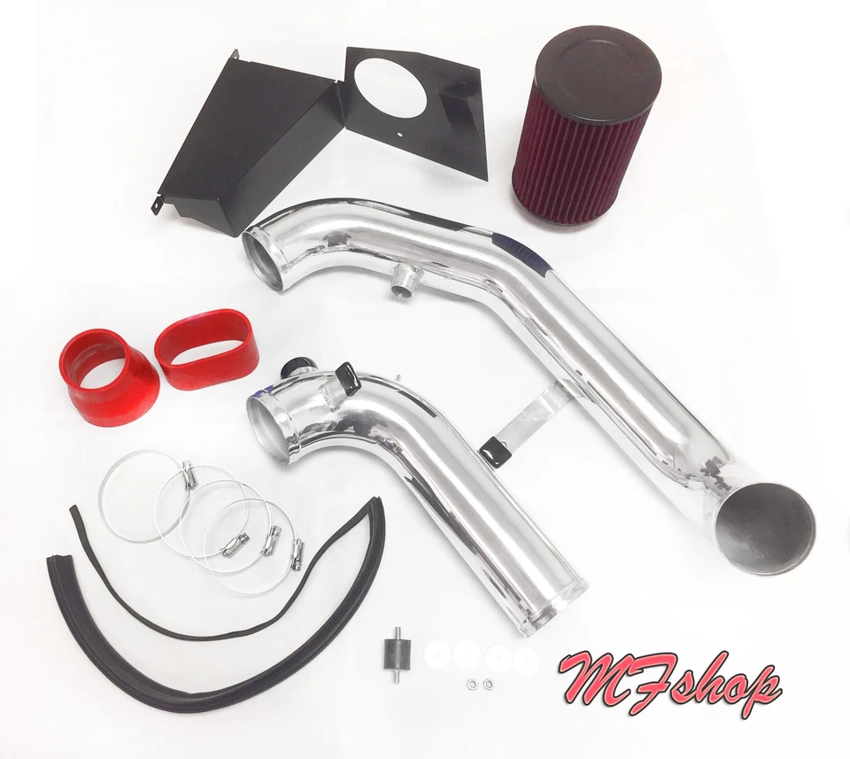 Rojo para Volkswagen GTI Golf R 2015-2017 2,0 L turbo protector térmico admisión de aire frío Foto 1 de 1