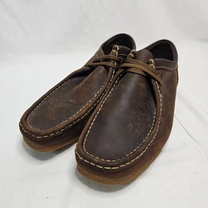 NUEVO - Clarks Shacre II Run Marrón Oxford Informal Sin usar, en caja, Zapatos con puntera para hombre Talla 10M - Imagen 1 de 10