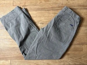 Mountain Khakis Canvas Pants Men’s 34X30 Hiking 100% Cotton Grey - Picture 1 of 14