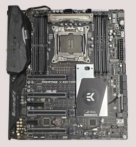ASUS | ROG RAMPAGE V Edition 10 | Scheda madre SupremeFX DDR4 - SOLO PER PARTI DI RICAMBIO - Foto 1 di 9