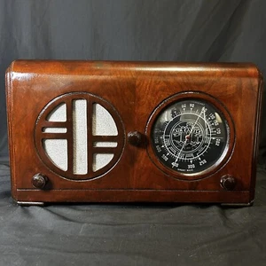 1937 Air-Castle Spiegle 5 Tube Model 6510 Chassis B1 Short Wave Radio Very Rare - Picture 1 of 18