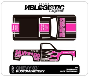 '83 Chevy Silverado Custom WaterSlide Decal for Hot Wheels 1/64 093 - Bild 1 von 4
