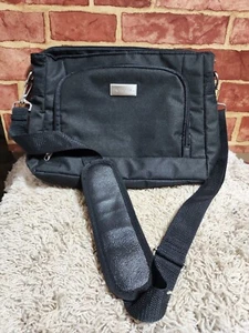 Protocol Travel Bag Black Canvas Multi Zipper Pocket Carry-On, Black Canvas 5204 - Picture 1 of 8