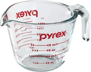 Taza medidora Pyrex 885107797882 6001074, 8 OZ, Crear - Imagen 1 de 12