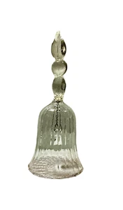 WEIHNACHTEN CHRISTMAS ORNAMENTS GLASGLOCKE PLATZHALTER PLACE MARKER GLASS BELL - Bild 1 von 2