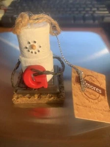 "G"" de ornamento original de los S'mores... TOTALMENTE NUEVO... Paquete de 6 adornos de estuche - Imagen 1 de 8