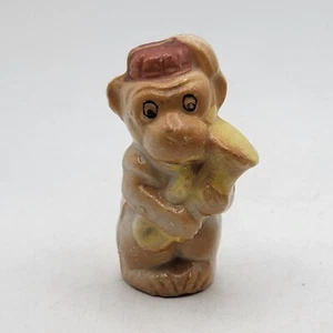 Vintage Monkey Figurine 2.5 Inches Tall Made in Japan Ceramic - Picture 1 of 6
