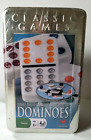 SEALED Cardinal Classic Games Double Twelve Color Dot Mexican Train Dominoes Tin