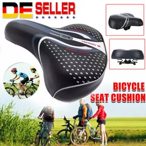Sillín de gel de bicicleta asiento de bicicleta sillín de gel comodidad ancho mujer hombre bicicleta eléctrica DHL - Imagen 1 de 12