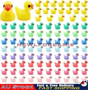 100/200x Tiny Ducks Realistic Miniature Resin Ducks Mini Ducks Little Duck Decor - Picture 1 of 19