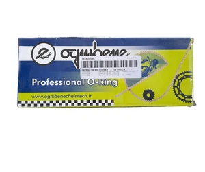 OFFERTA CATENA TRASMISSIONE OGNIBENE HX 520 120 MAGLIE 34KN GOLD&GOLD DORATA - Imagen 1 de 1
