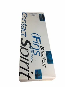 Brand New BEUCHAT Contact Spirit  Black Swim Scuba Diving Flippers Size 4/5 - Picture 1 of 2