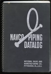 1936 NAVCO PIPING CATALOG NATIONAL VALVE INDUSTRIAL PIPE FABRICATORS ENGINEERING - Picture 1 of 3
