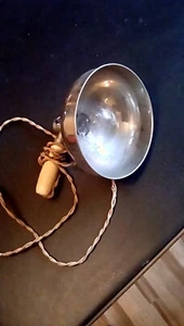 Antique Medicine Hand Held Light W/ Spiral Filament Bulb Pat'd 1910 - Picture 1 of 7