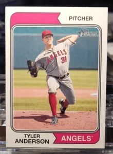 TYLER ANDERSON 2023 Topps Heritage Baseball #394 MLB Los Angeles Angels - Picture 1 of 2