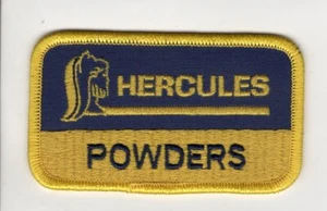 HERCULES POWDERS PATCH ARMI DA FUOCO PISTOLA FUCILE MUNIZIONI FUCILE-CERVO MICHIGAN - Foto 1 di 1