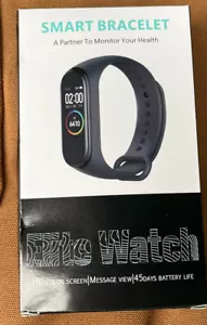 [opened box tested Elite Watch Smart Bracelet [HD COLOR SCREEN/MESSAGE VIEW - Picture 1 of 15