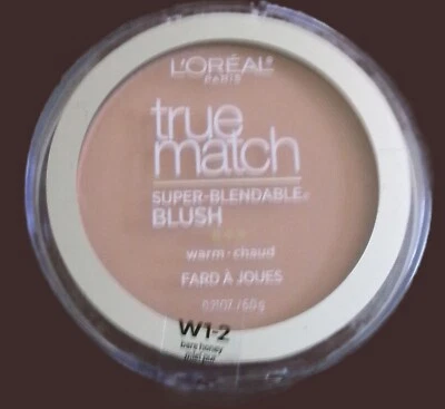 L'Oreal Paris True Match Super-Blendable Blush-Bare Honey W1-2 NEW - Image 1 of 2