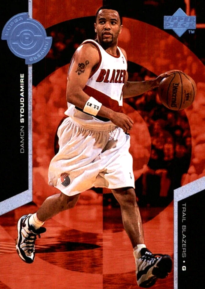 Trail Blazers Damon Stoudamire Portland 1998-99 Upper Deck Super Powers #S22 Foto 1 de 1