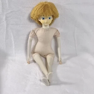 Vintage 14" Sekiguchi 1981 Japanese Doll Vinyl Painted Eyes Japan Anime Style - Picture 1 of 10