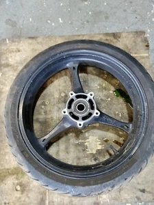 2006-2007 SUZUKI GSXR 600 750 05-08 GSXR 1000 OEM FRONT WHEEL BENT!! - Picture 1 of 9
