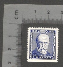 AOP Czechoslovakia 1950 poster stamp Tomáš Masaryk  MNH