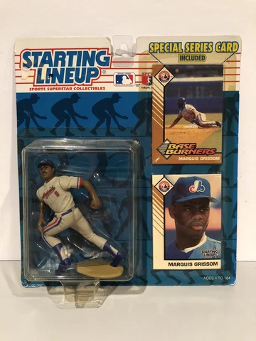 Starting Lineup 1993 MLB Marquis Grissom Figure and Cards Brand New Baseball! Cover