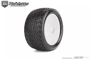 Powerhobby Pneumatici Montati Positivi Posteriore 1/10 Buggy (2) Bianco Super Morbido - Foto 1 di 4