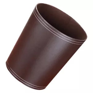 1pc Trash Container Practical Waste Storage Basket Round Home Trash Can - Picture 1 of 19