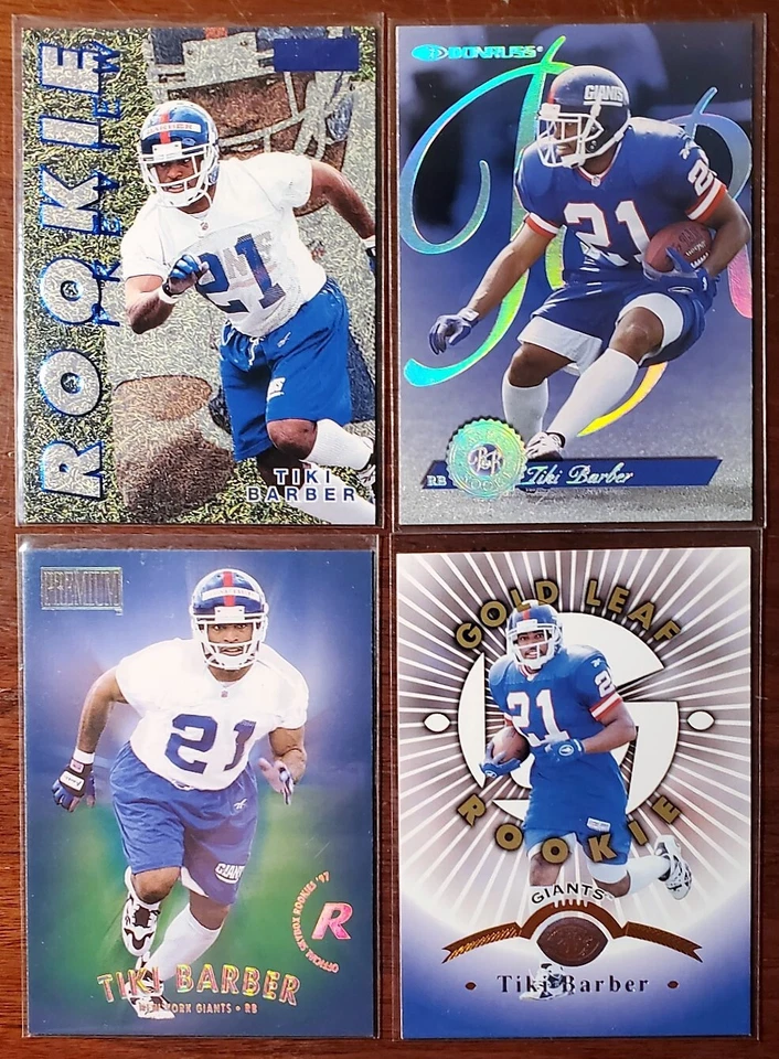 Assorted Tiki Barber Cards (You Pick) Base, Inserts, RC's New York Giants - Image 1 of 1