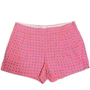 J. Crew Womens Shorts Size 8 Pink Floral Print - Picture 1 of 4