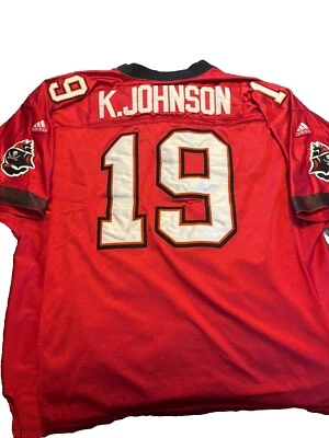 Camiseta Adidas Auténtica Sobre el Campo Tampa Bay Bucs Keyshawn Johnson Talla 54 Retro Foto 1 de 4