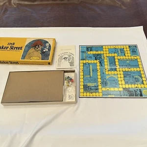 Vintage Sherlock Holmes 221-B BAKER STREET Board Game 1977 Hansen Complete - Picture 1 of 11