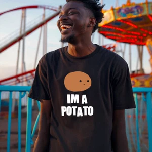 Camiseta I'm A Potato Divertida Spud Vegetariana Regalo Novio Hermano Top - Imagen 1 de 1
