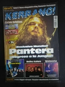 Kerrang Magazine Pantera Iron Maiden Medina Azahara Stratovarius Guns N' Roses - Picture 1 of 1