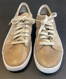 Mark Nason Los Angeles Diller Gold Leder Schnürschuhe Sneaker Schuhe Größe 8,5 - Bild 1 von 7