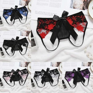 Ropa Interior Sexy Sin Entrepierna Bragas Calzoncillos Lencería Bragas Culo Abierto Mujeres Malla - Imagen 1 de 17