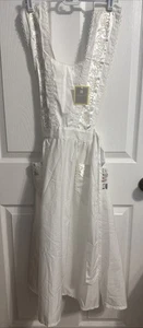 Givenchy Paris weiß Gr. M Vollschürze Baumwolle und Satin Japan Schürze Association - Bild 1 von 11