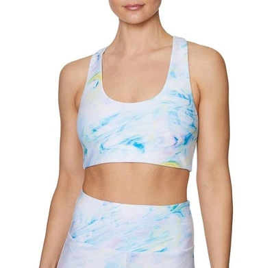 Sujetador deportivo Betsey Johnson Performance Entrenamiento Top Azul Tie Dye Talla Grande Nuevo con etiquetas Foto 1 de 4