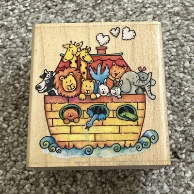 Rubber Stampede Rubber Stamp Noah's ARK 1900E - Image 1 of 4