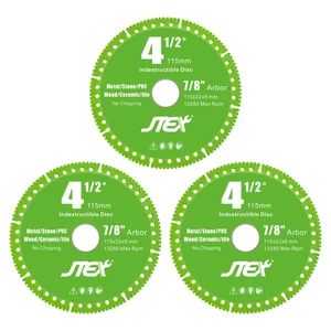 Indestructible Disc for Angle Grinder with 4-1/2 Inch Diameter, 7/8" Arbor, M... - Picture 1 of 6