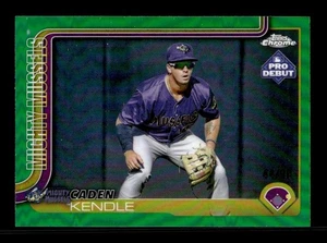 2025 Topps Pro Debut #PDC-31 Caden Kendle Chrome Green Refractor #/99 - Picture 1 of 2