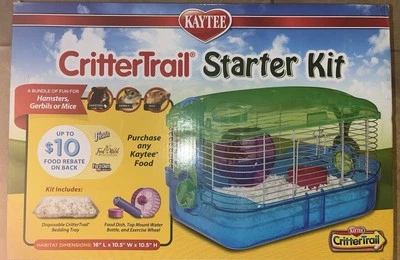 Kaytee Critter Trail Starter Kit hábitat para hámsters, jerbos o ratones Nuevo Foto 1 de 2