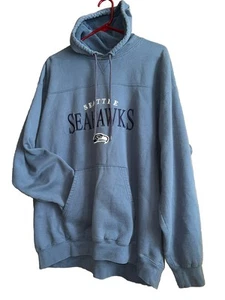 De Colección NFL Seattle Seahawks Gris Pullover Sudadera con Capucha Mangas Largas Para Hombres Talla XL - Imagen 1 de 6