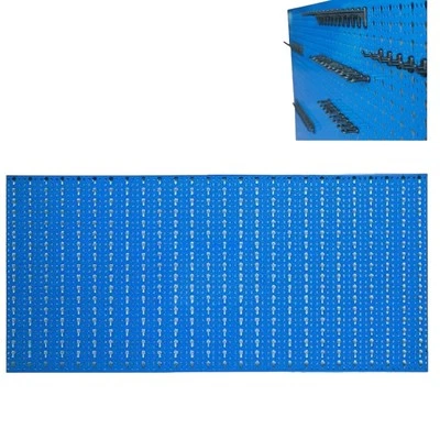 PANNELLO PORTAUTENSILI PORTA UTENSILI FORATO 30 GANCI OFFICINA GARAGE CM 100x50 - Immagine 1 di 2