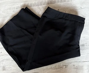 Worthington Woman Modern Fit Black Dress Capris 18W Wider Leg - Picture 1 of 10