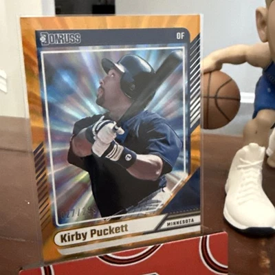 2024 Panini Donruss - Kirby Puckett #73 Orange Laser /299 - Image 1 of 2
